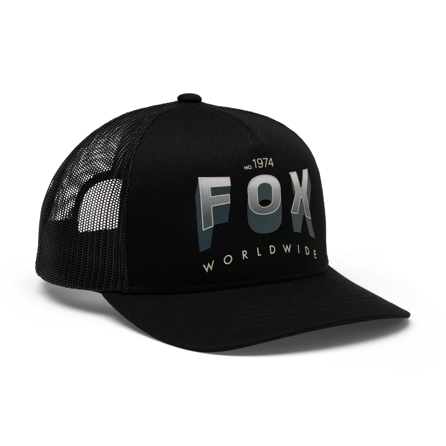 Block Mesh Trucker Hat