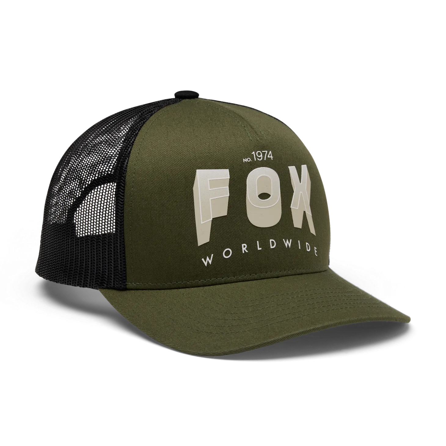 Block Mesh Trucker Hat