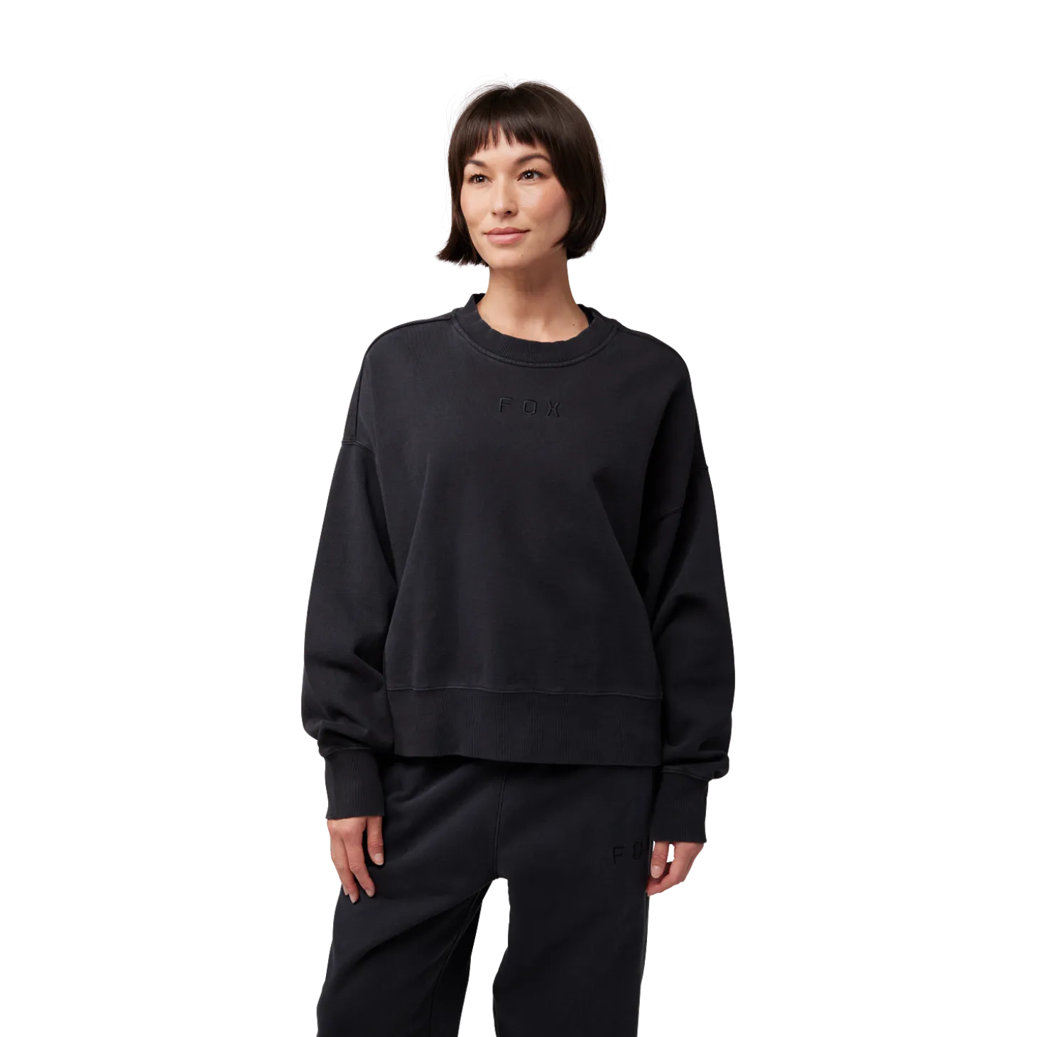 Crew pullover Wordmark Oversized - Dames
