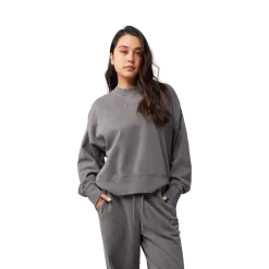 Crew pullover Wordmark Oversized - Dames