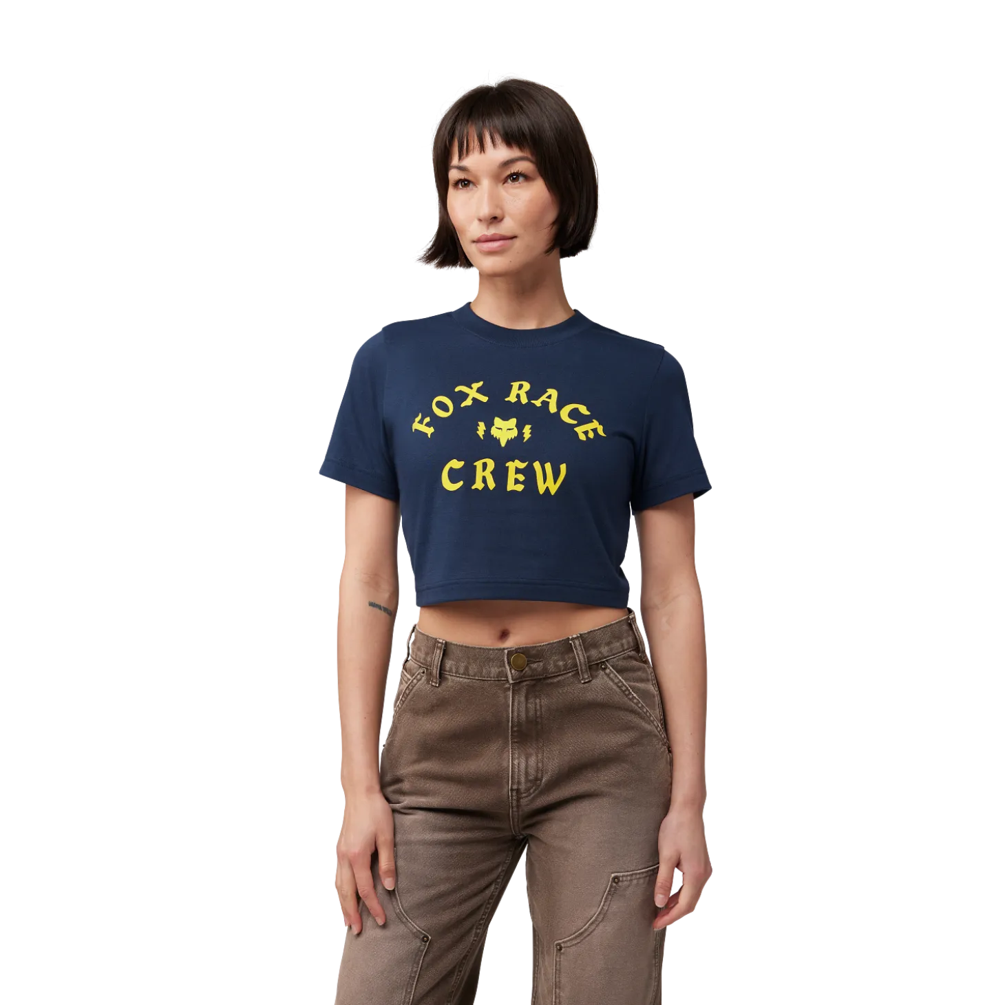 Cropped T-shirt Race Crew - Dames