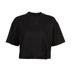 Dames-croptee Women's Wordmark Premium