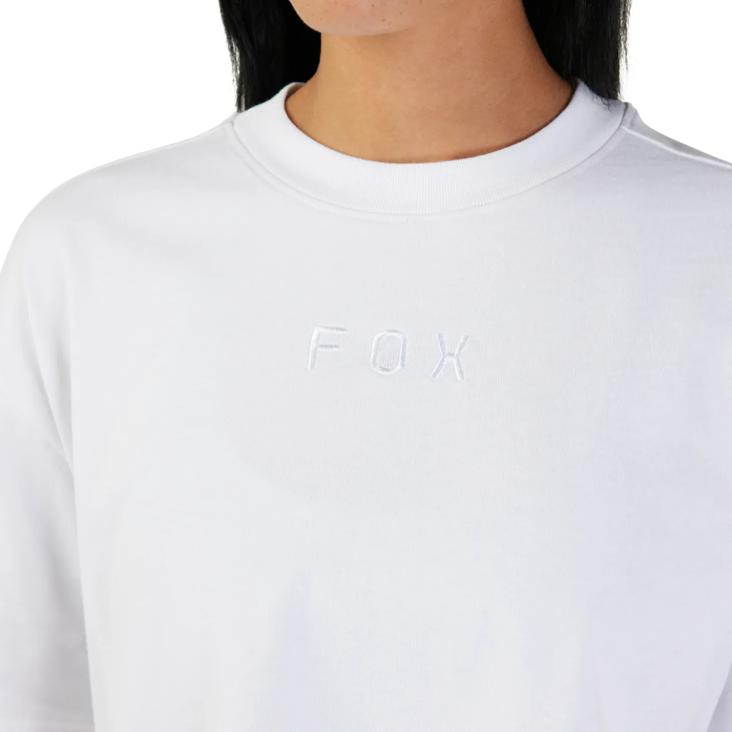Dames-croptee Women's Wordmark Premium