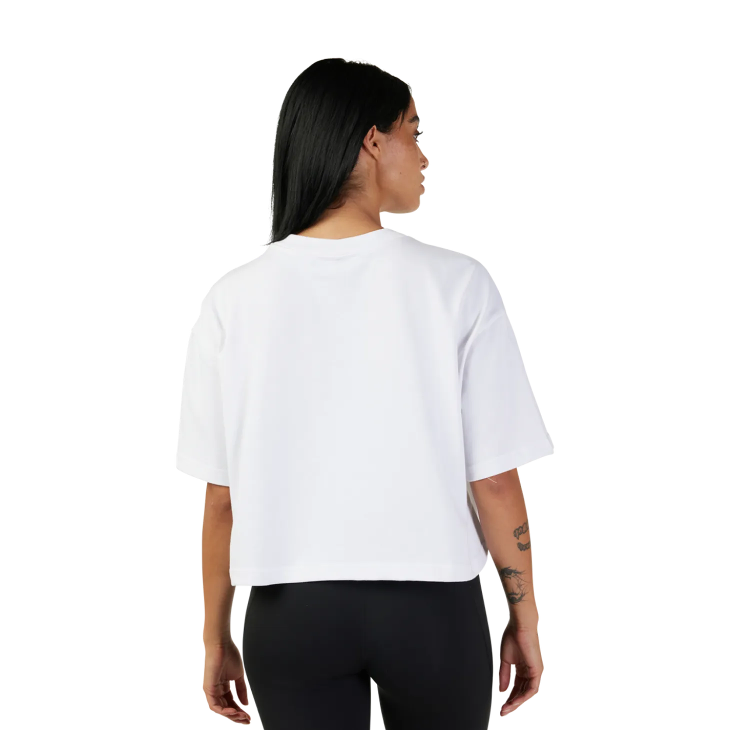 Dames-croptee Women's Wordmark Premium