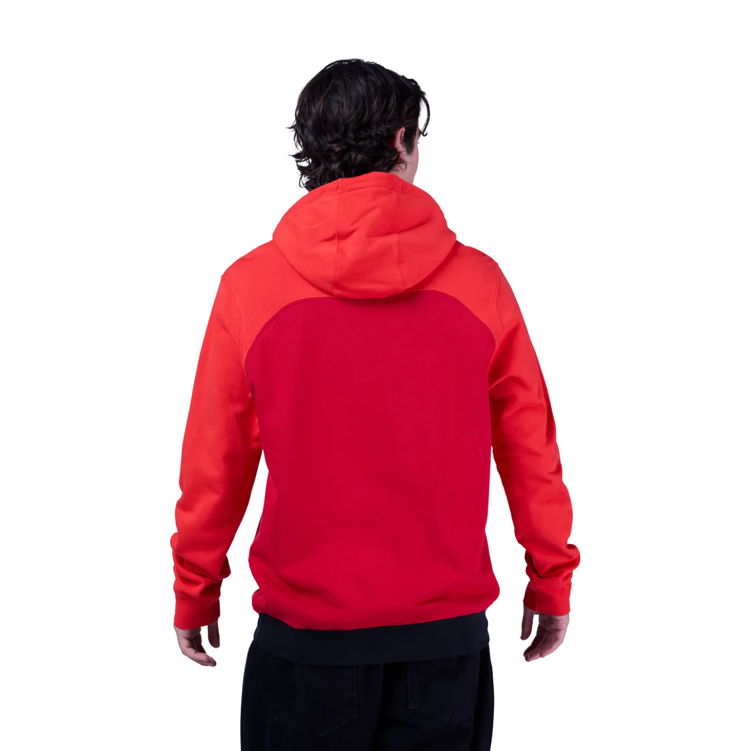 Fracture Paneled Pullover Hoodie