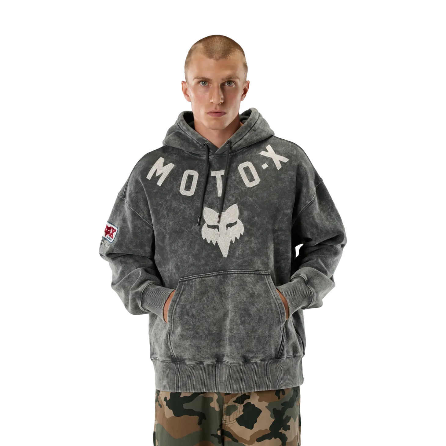 Moto-X Zware Fleece Trui Hoodie