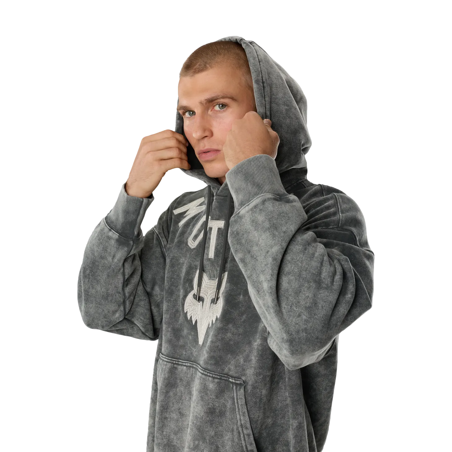 Moto-X Zware Fleece Trui Hoodie