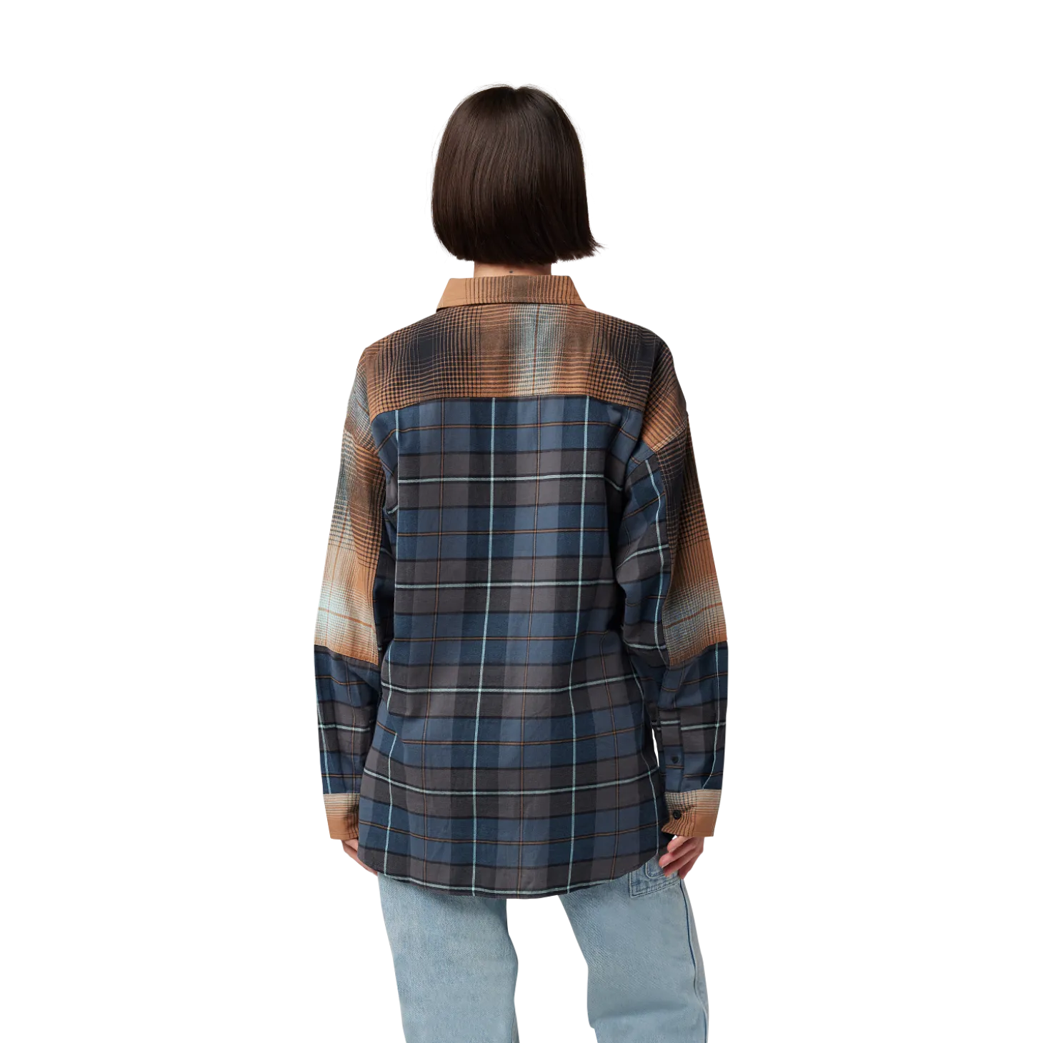 Oversized flanelshirt - Dames