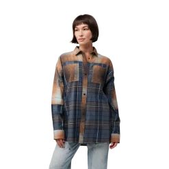 Oversized flanelshirt - Dames