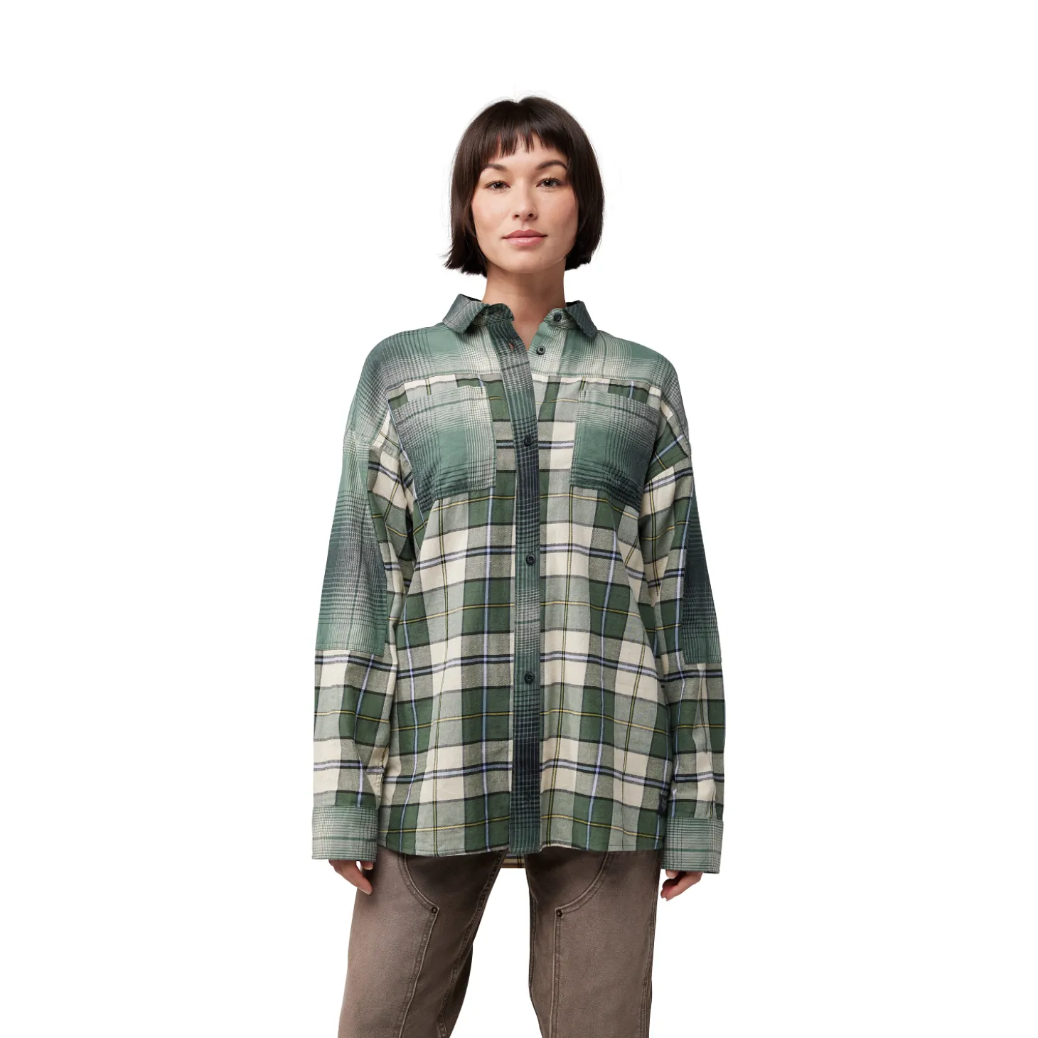 Oversized flanelshirt - Dames