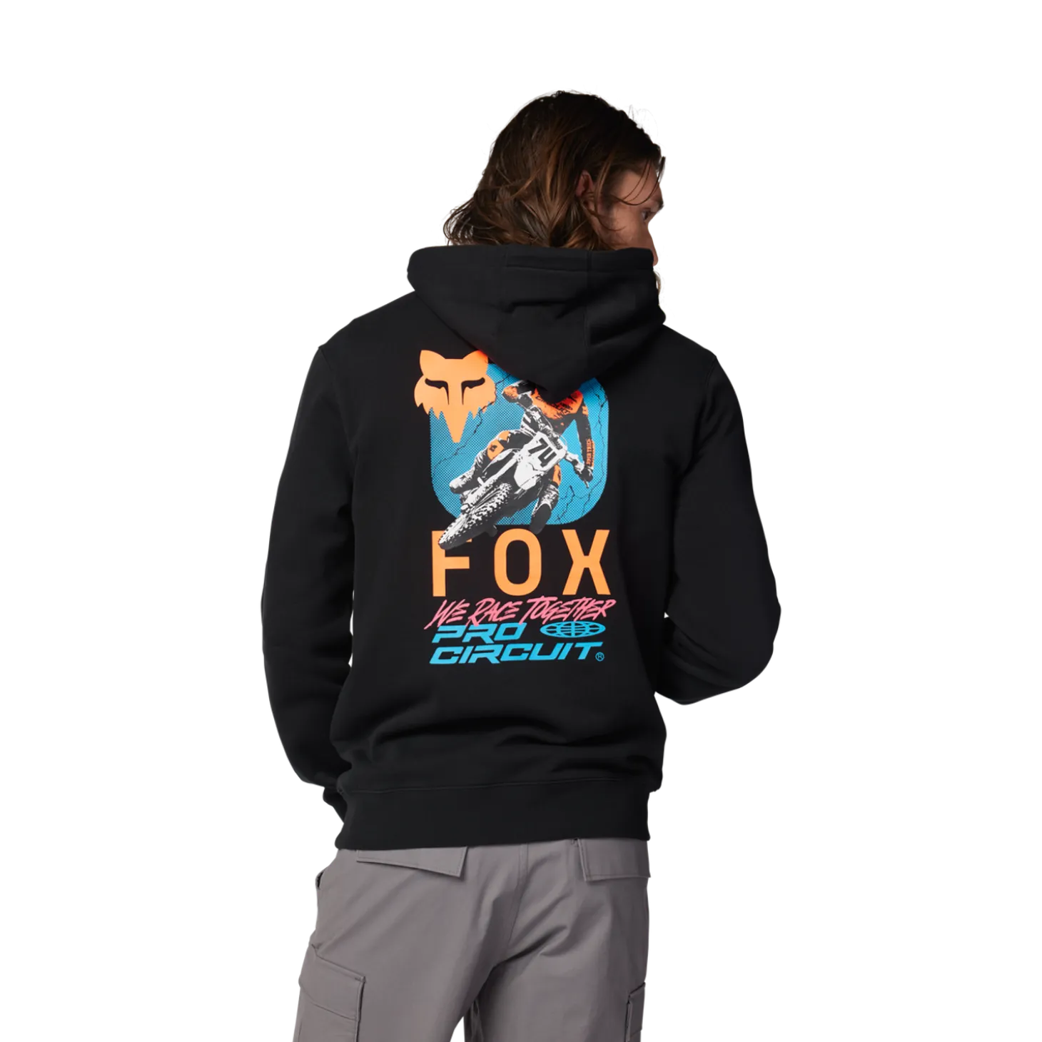Pulloverhoodie Fox x Pro Circuit