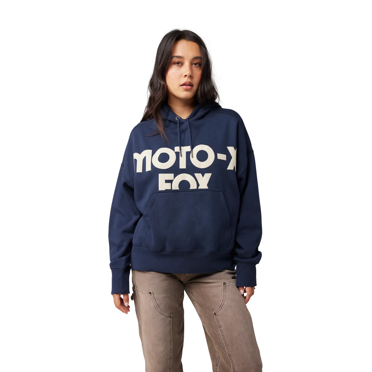 Pulloverhoodie Moto-X Oversized - Dames