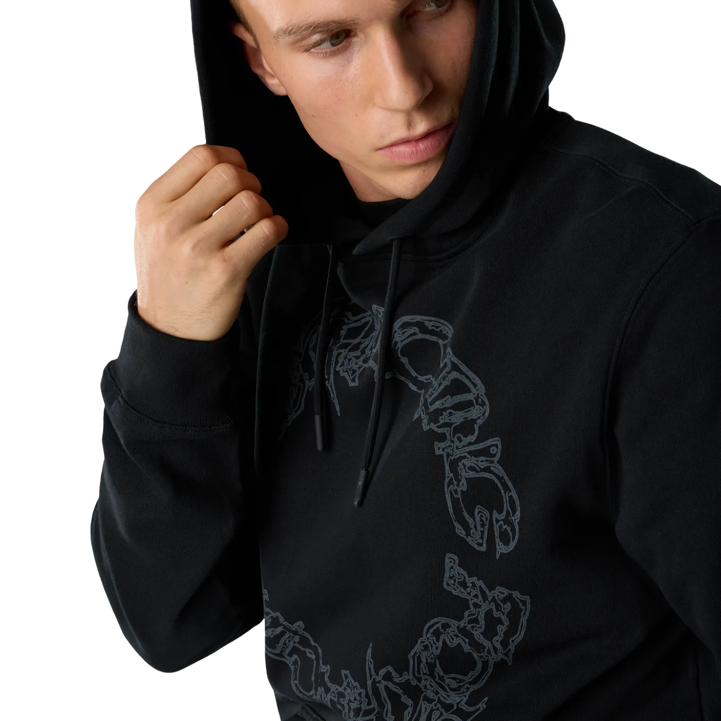 Slowburn fleece trui hoodie