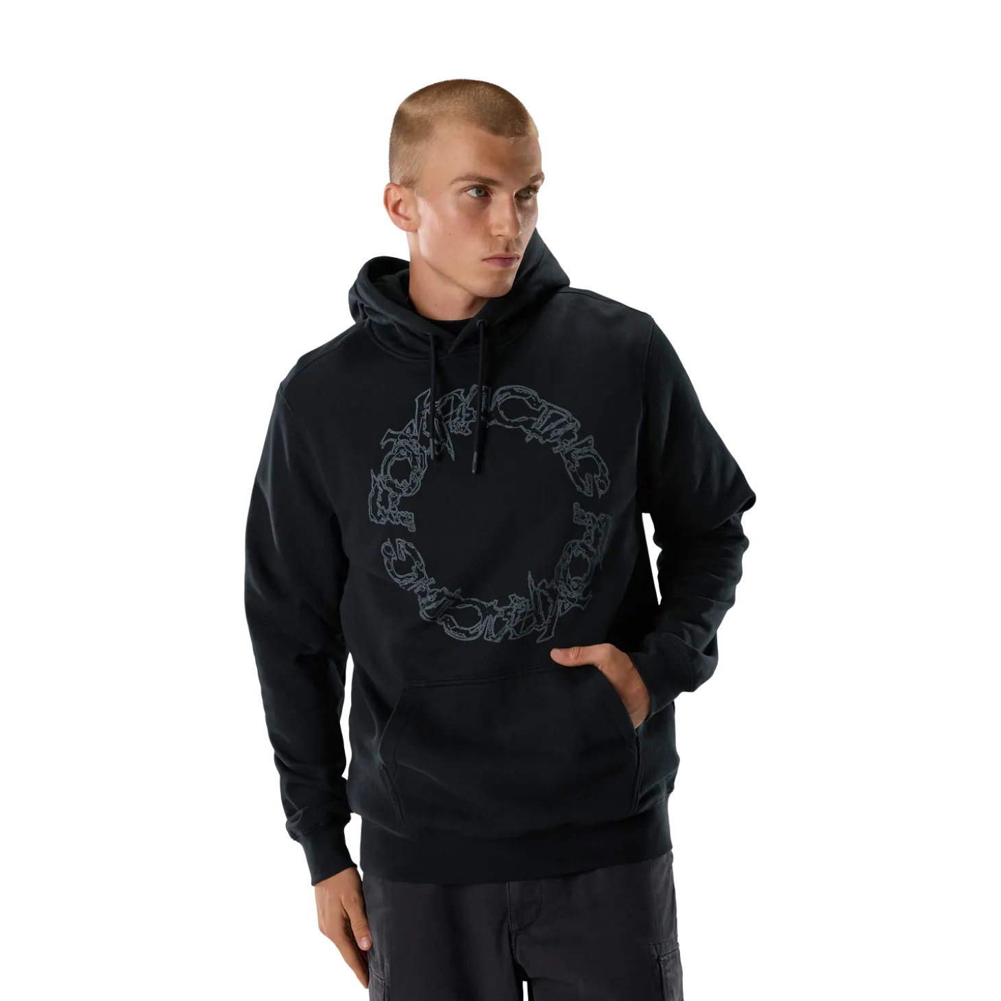 Slowburn fleece trui hoodie