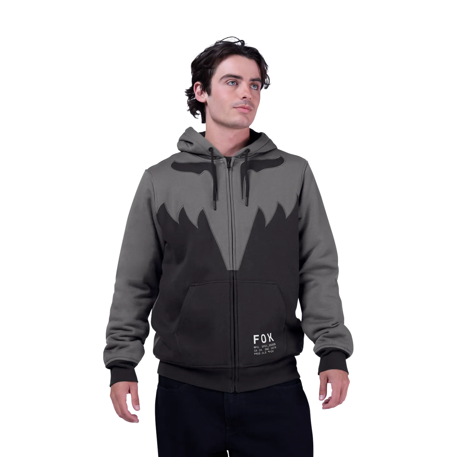 Spire Sasquatch hoodie met ritssluiting