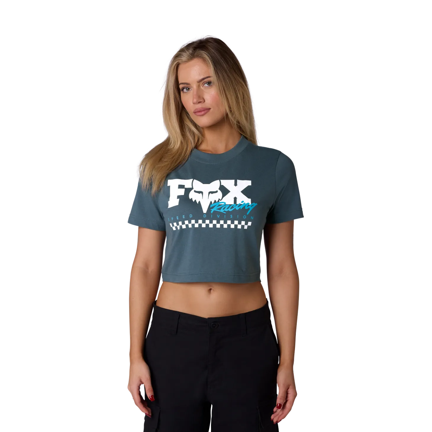 Women's Checker Baby Tee