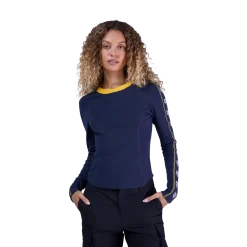 Womens Circa 74 Getailleerd T-shirt met lange mouwen