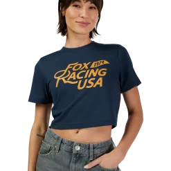 Womens Fox USA Baby Tee