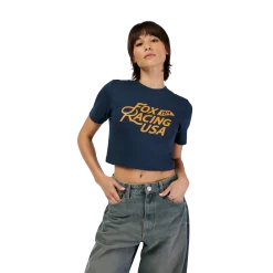 Womens Fox USA Baby Tee