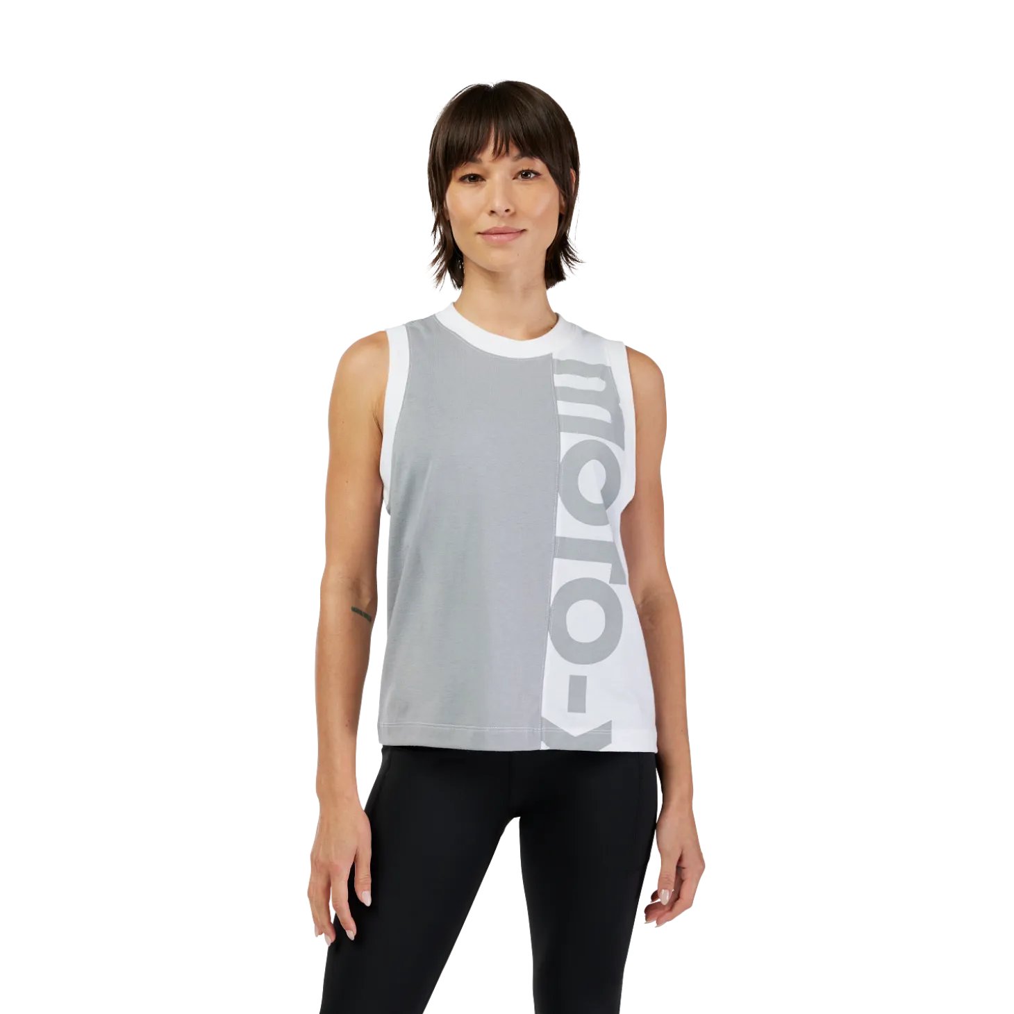 Womens Moto-X Blocked Tank