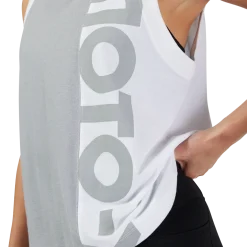 Womens Moto-X Blocked Tank