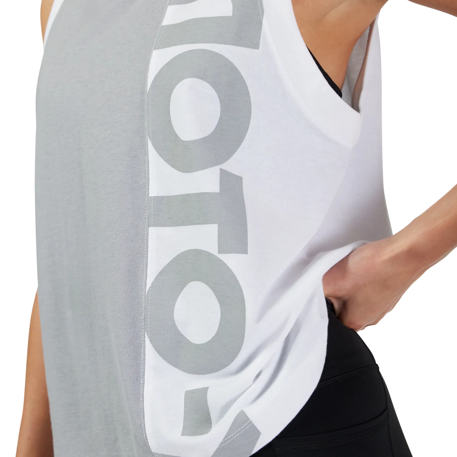 Womens Moto-X Blocked Tank