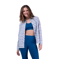 Womens Survivalist Core Flanellen Overhemd met Lange Mouwen