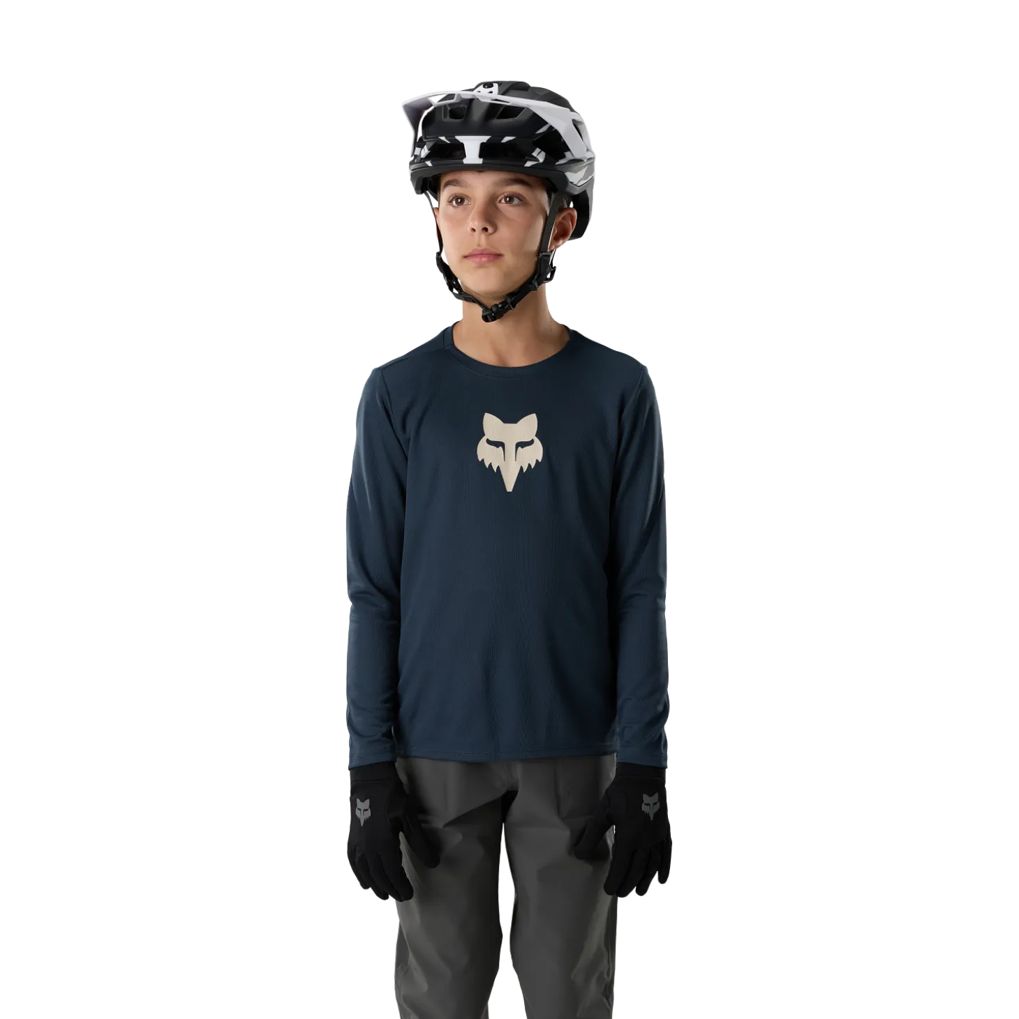 Youth Ranger Fox Head Long Sleeve Jersey